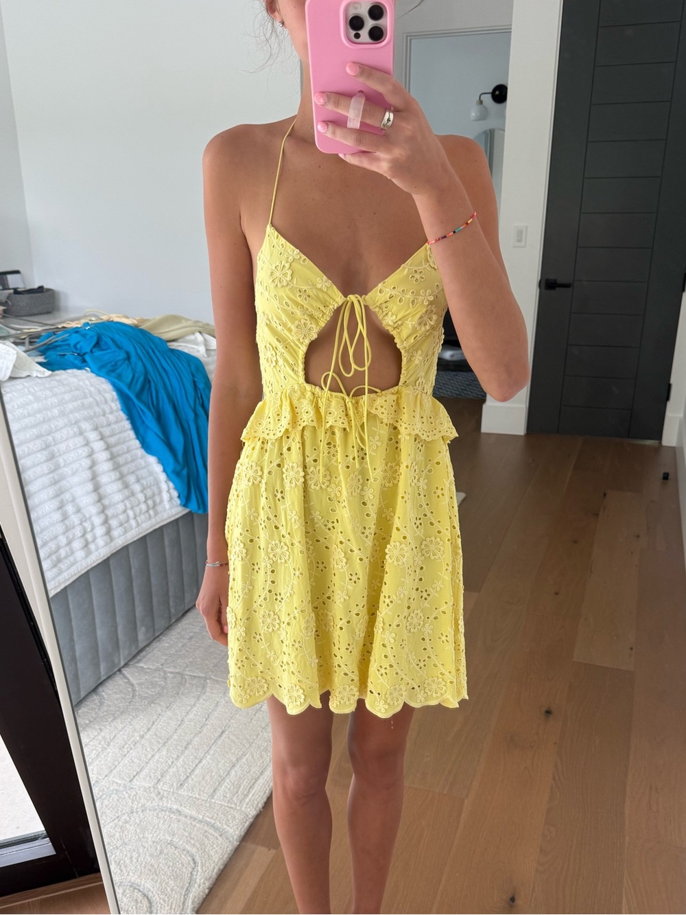 For Love & Lemons Natalia Mini Dress